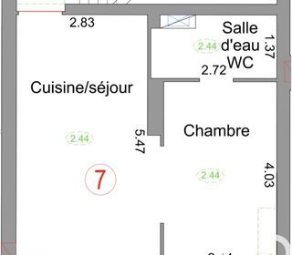  Appartement � vendre 1 pi�ce 30 m�