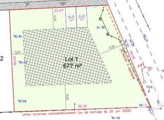  Terrain � vendre 677 m�