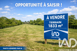  Terrain � vendre 1833 m�