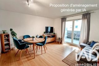  Appartement � vendre 2 pi�ces 47 m�
