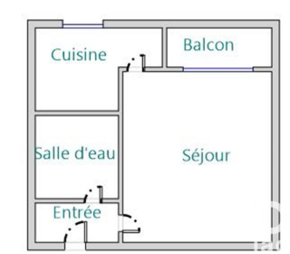  Appartement � vendre 1 pi�ce 32 m�