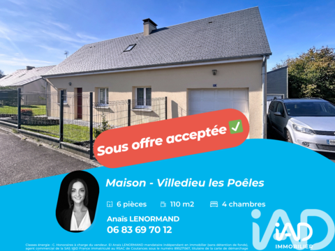   Vente Maison/villa 6 pices Maison - 6 pice(s) - 110 m