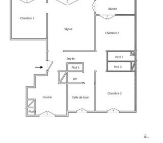  Appartement � vendre 4 pi�ces 81 m�