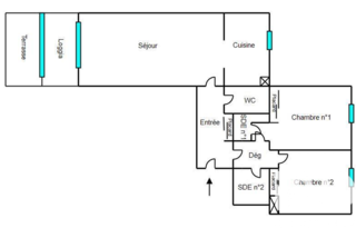  Appartement � vendre 3 pi�ces 73 m�