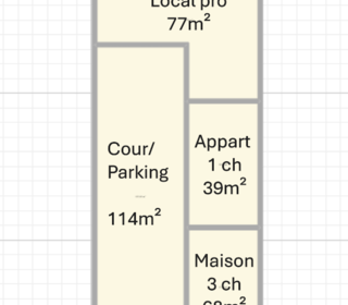  Maison � vendre 3 pi�ces 184 m�