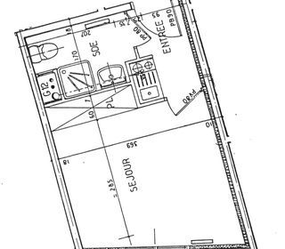  Appartement � vendre 1 pi�ce 21 m�