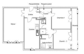  Appartement � vendre 3 pi�ces 66 m�