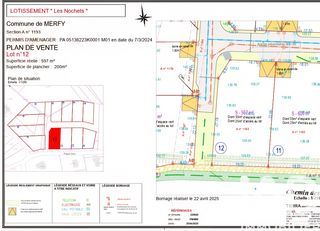  Terrain � vendre 606 m�