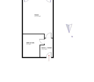  Appartement � vendre 1 pi�ce 26 m�