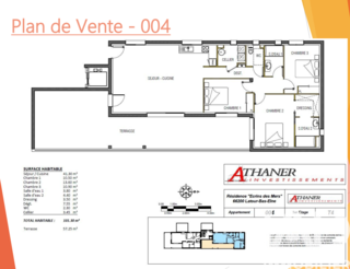  Appartement � vendre 4 pi�ces 101 m�