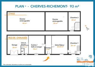  Maison � vendre 3 pi�ces 93 m�