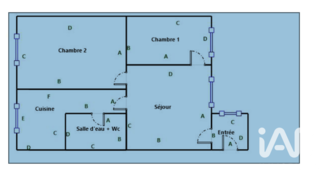  Appartement � vendre 3 pi�ces 35 m�