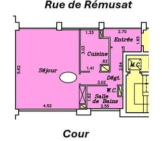  Appartement � vendre 2 pi�ces 44 m�