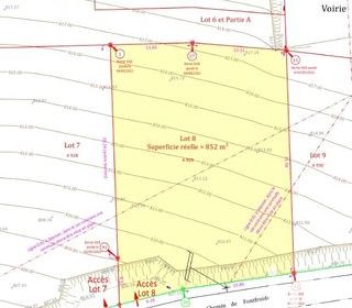  Terrain � vendre 852 m�