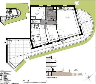  Appartement � vendre 4 pi�ces 77 m�