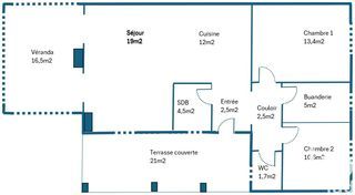  Maison � vendre 4 pi�ces 87 m�