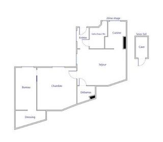  Appartement � vendre 3 pi�ces 43 m�