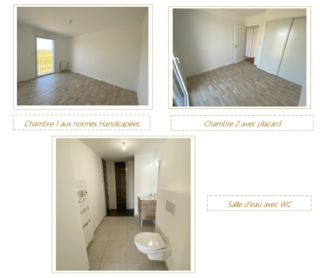  Appartement � louer 3 pi�ces 62 m�