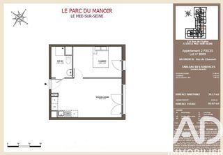  Appartement � vendre 2 pi�ces 39 m�