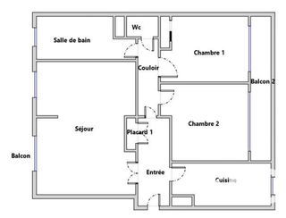  Appartement � vendre 3 pi�ces 76 m�