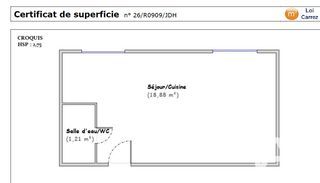 Appartement � vendre 1 pi�ce 20 m�