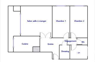  Appartement � vendre 3 pi�ces 68 m�