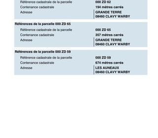  Terrain � vendre 1225 m�