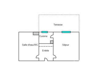  Appartement � vendre 1 pi�ce 21 m�
