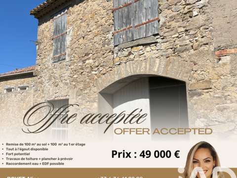   Vente Grange 2 pi�ces Maison - 2 pi�ce(s) - 200 m�