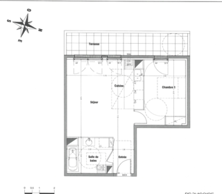  Appartement � vendre 2 pi�ces 49 m�