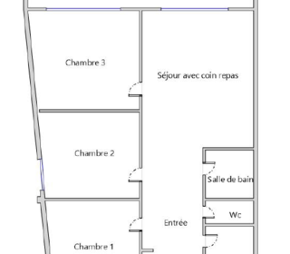  Appartement � vendre 4 pi�ces 70 m�