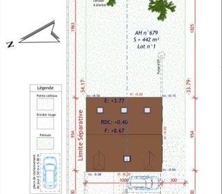  Terrain � vendre 442 m�