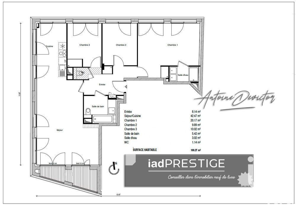 � vendre  Appartement Paris 12