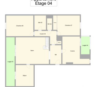  Appartement � vendre 9 pi�ces 157 m�