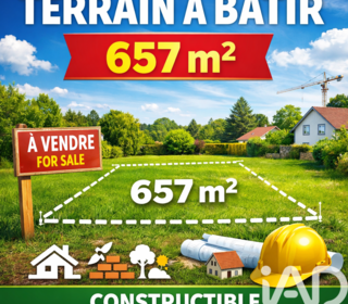  Terrain � vendre 657 m�
