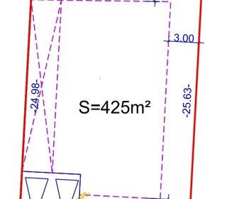  Terrain � vendre 425 m�