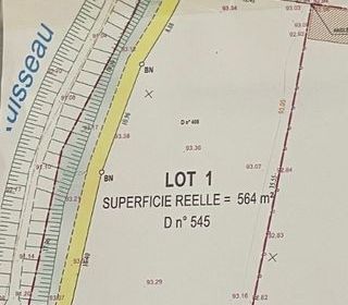  Terrain � vendre 564 m�