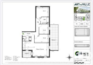  Appartement � vendre 4 pi�ces 79 m�