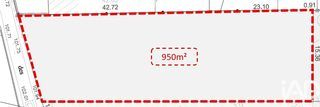  Terrain � vendre 950 m�