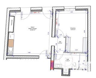  Appartement � vendre 2 pi�ces 50 m�