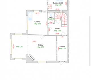  Maison � vendre 3 pi�ces 79 m�