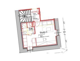  Appartement � vendre 1 pi�ce 29 m�