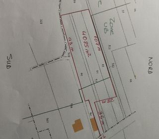  Terrain � vendre 4085 m�