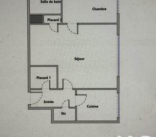  Appartement � vendre 2 pi�ces 45 m�