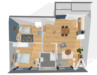  Appartement � vendre 3 pi�ces 68 m�