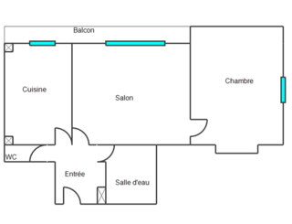  Appartement � vendre 2 pi�ces 48 m�