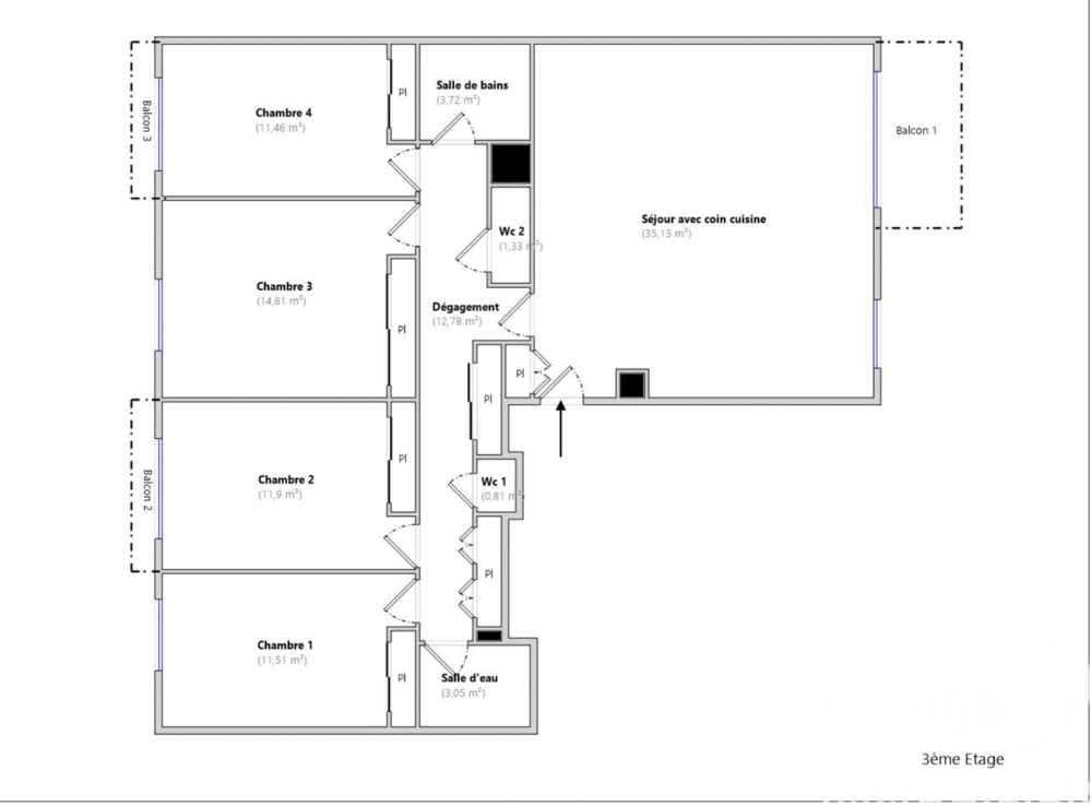 � vendre  Appartement Rueil-Malmaison (92500)