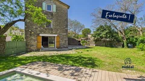   Magnanerie du XIX? si�cle, Piscine, Photovolta�que Maison - 7 pi�ce(s) - 166 m�