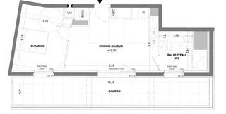  Appartement � vendre 2 pi�ces 38 m�