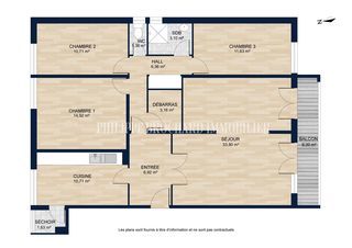  Appartement � vendre 5 pi�ces 103 m�